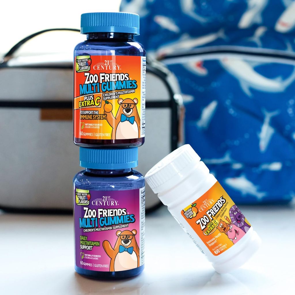 LittleSunshine | 21st Century, Zoo Friends Multi Gummies, Plus Extra C, Great Tasting Fruit Flavors
