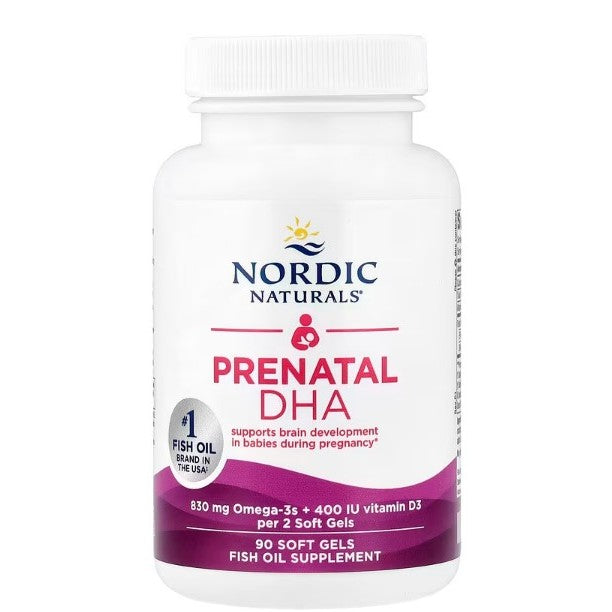 LittleSunshine | Nordic Naturals, Prenatal DHA, 830 mg Omega-3s + 400 IU Vitamin D3 Per 2 Soft Gels