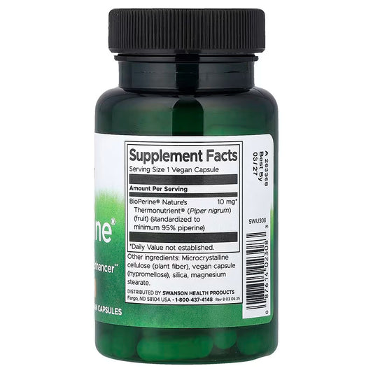 USA Supplements | Swanson, BioPerine ( Enhance Nutrient Absorption )