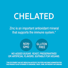 USA Supplements | 21st Century, Chelated Zinc ( Antioxidant & Immune Support )