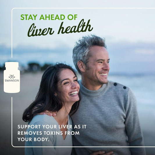 HealthilyYou | Swanson, Milk Thistle, 120 Capsules Detoxification Support, Boosts Antioxidant