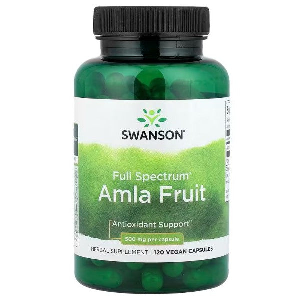 HealthilyYou | Swanson, Full Spectrum® Amla Fruit, 120 Vegan Capsules Antioxidant Support