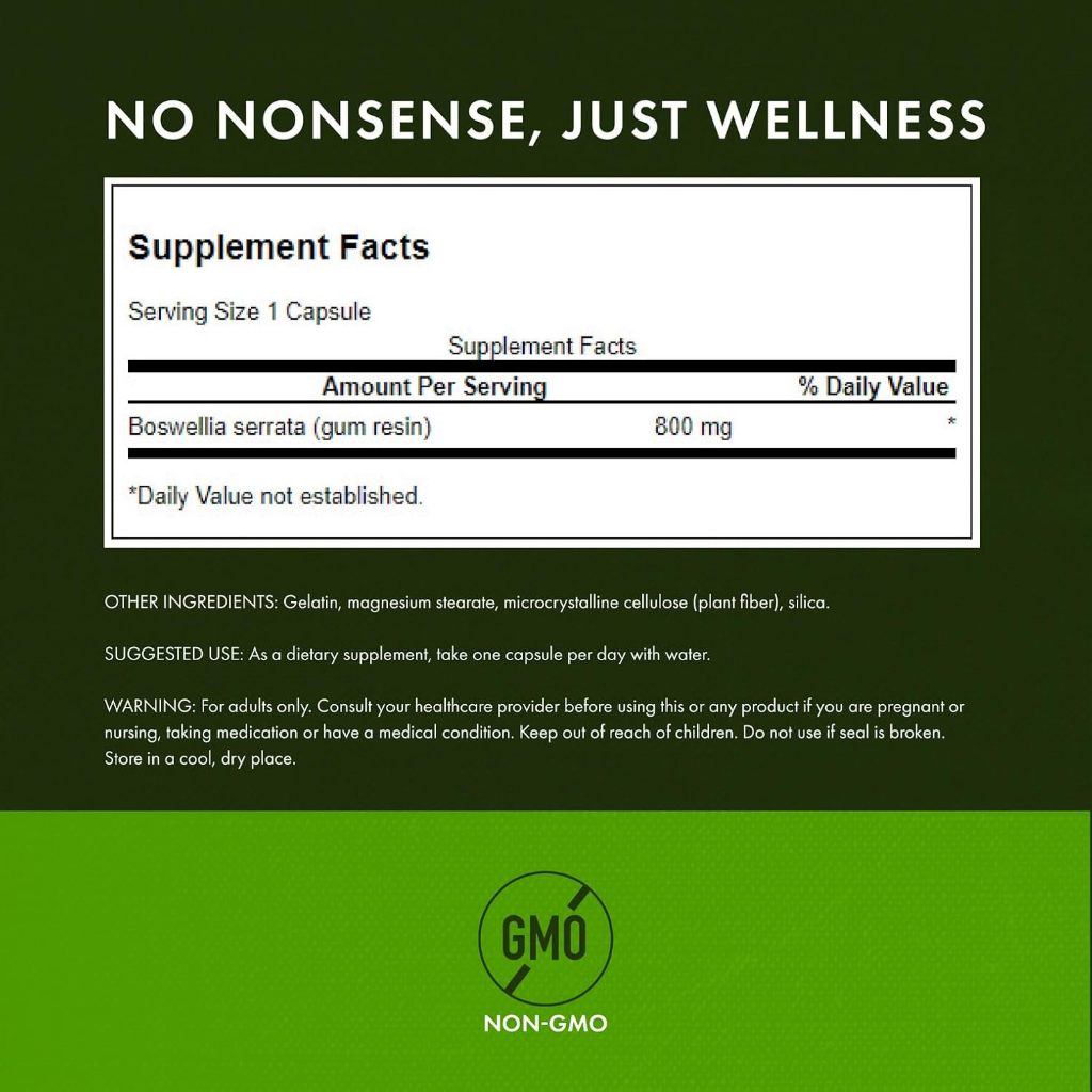 HealthilyYou | Swanson, Full Spectrum® Boswellia, 60 Capsules Joint Health and Mobility