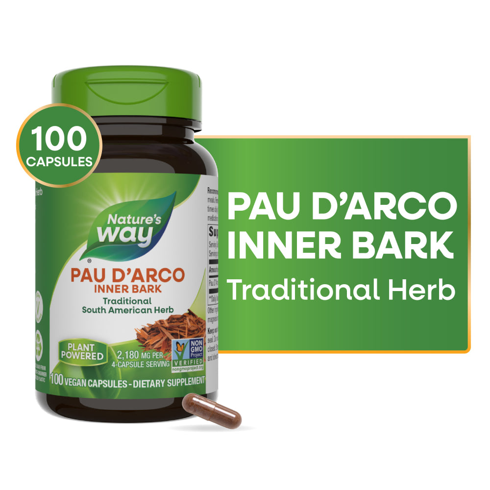 Nature's Way, Pau d'Arco Inner Bark ( Natural Anti-Inflammatory & Antioxidant Effects )