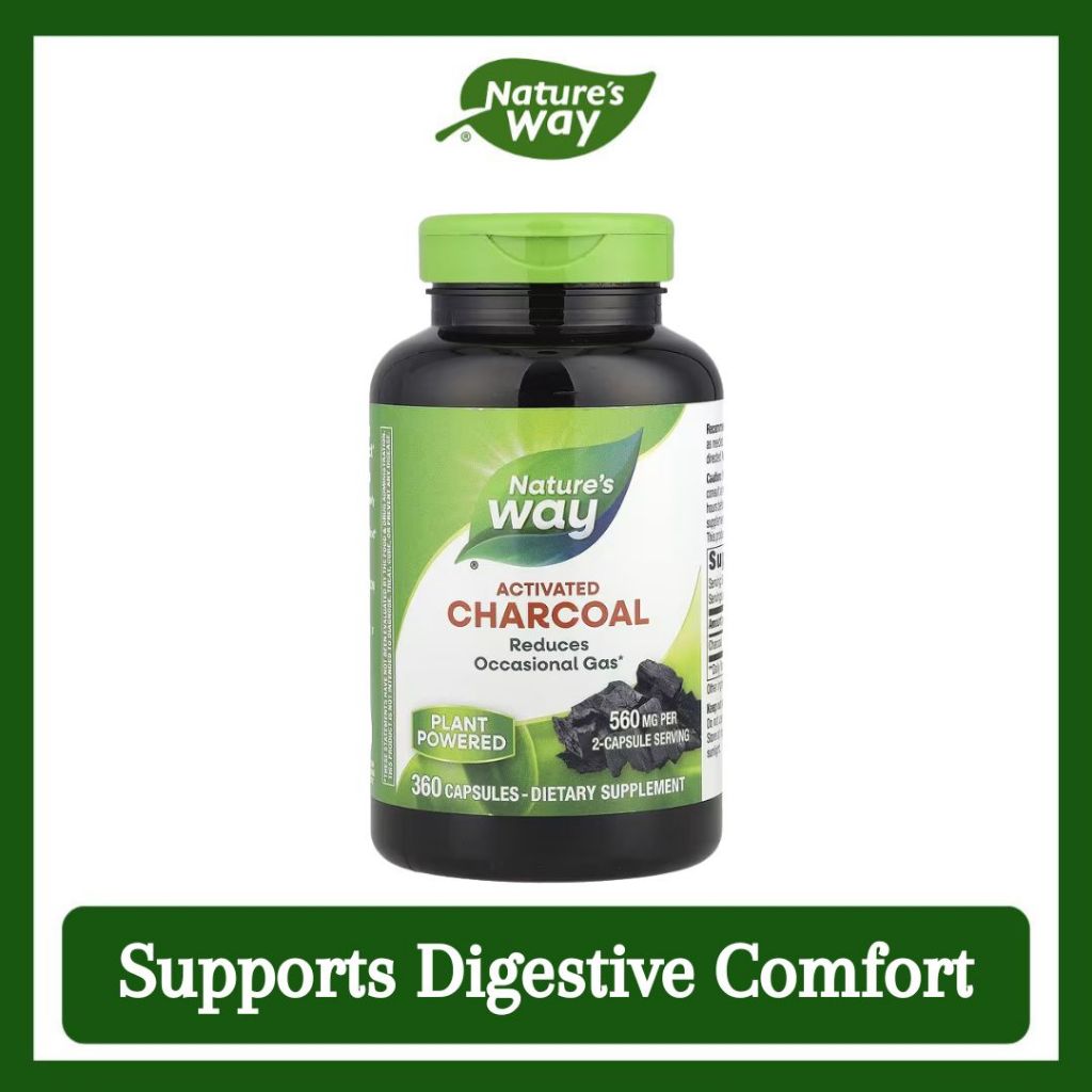 LowCostPH | Nature's Way, Activated Charcoal ( Supports Digestive Comfort & Helps Neutralize Toxins )