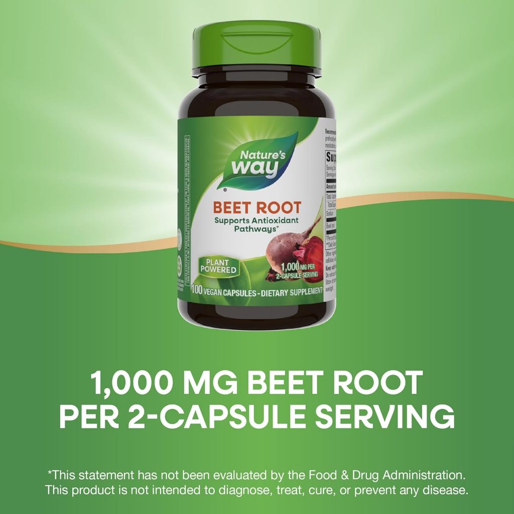 Nature's Way, Beet Root ( Cardiovascular Health, Brain Oxygenation and Focus )