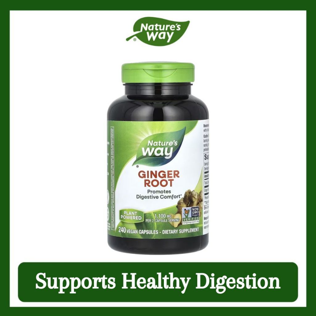 Nature's Way, Ginger Root ( Supports Healthy Digestion, Eases Indigestion & Mild Heartburn )