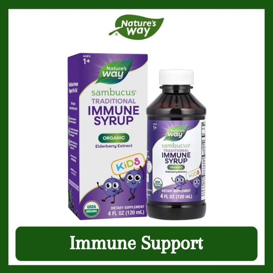 Nature's Way, Kids Sambucus®, Organic Traditional Immune Syrup ( Immune Support )