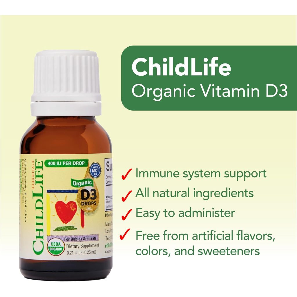 LittleSunshine | ChildLife Essentials, Vitamin D3, Natural Berry, Liquid Vitamin C, Natural Orange