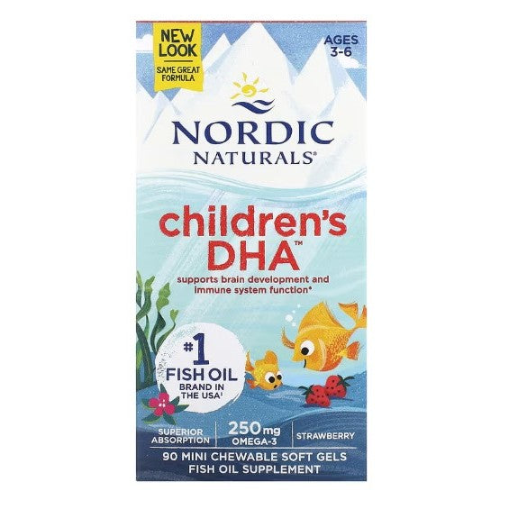 NaturalSolutions | Nordic Naturals, Children's DHA  Ages 3+ Vegan Softgels, Gummies, Brain Health