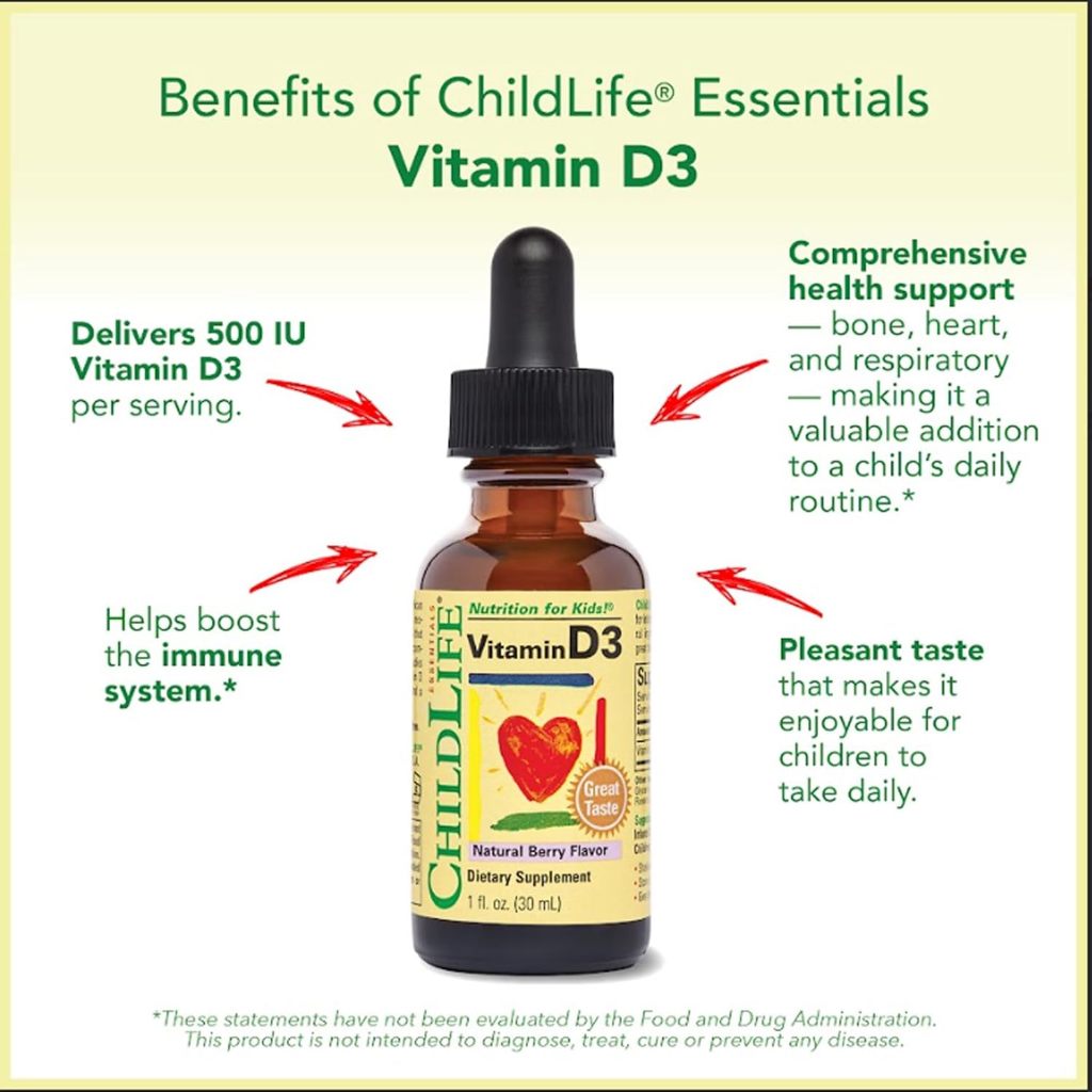 LittleSunshine | ChildLife Essentials, Vitamin D3, Natural Berry, Liquid Vitamin C, Natural Orange