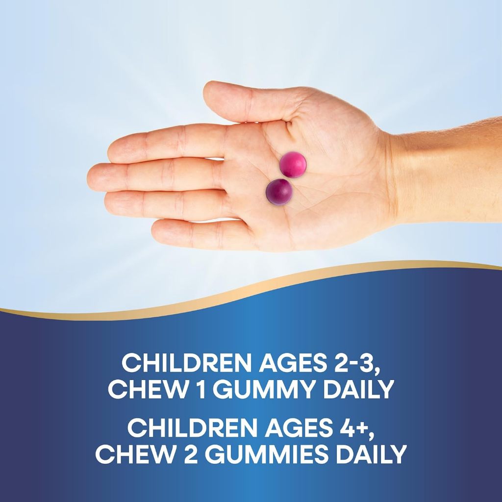 LittleSunshine | Nature's Way, Kids, Growing Bones, Cool, Calm & Collected, Brain Builder Gummies