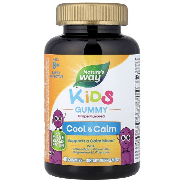 LittleSunshine | Nature's Way, Kids, Growing Bones, Cool, Calm & Collected, Brain Builder Gummies