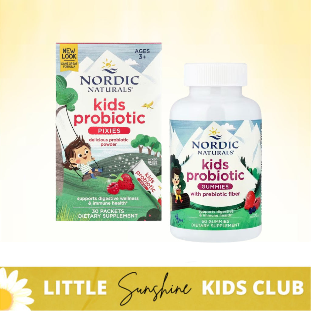 LittleSunshine | Nordic Naturals, Kids Probiotic Gummies, Great Berry, Supports Digestive Wellness