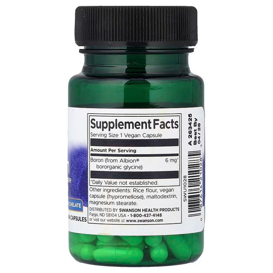 USA Supplements | Swanson, Albion® Boron ( Bone Health Support )