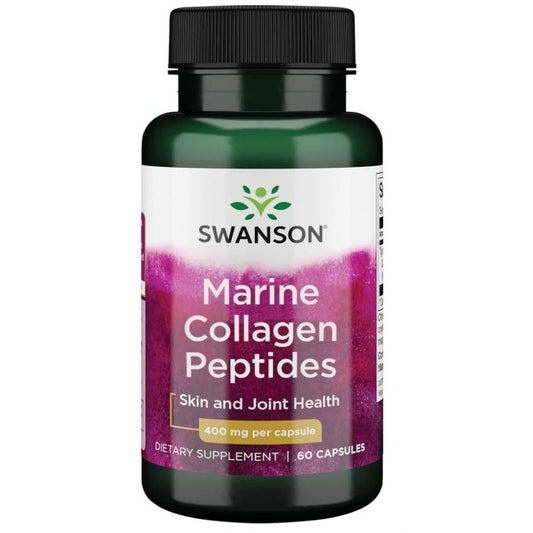 HealthilyYou | Swanson, Marine Collagen, 400 mg, 60 Capsules Skin and Joint Health