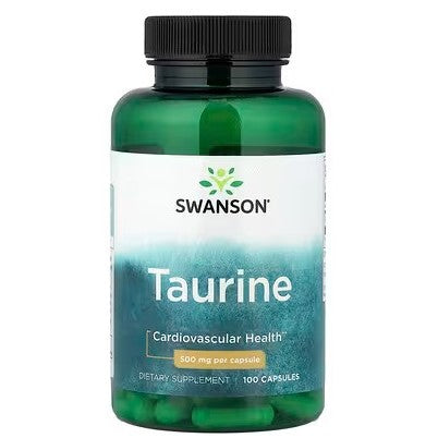 HealthilyYou | Swanson, Taurine, 500 mg, 1,000 mg Capsules, Promotes Cardiovascular Health