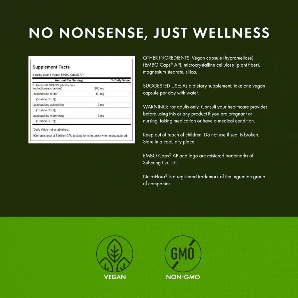 HealthilyYou | Swanson, L. Reuteri Plus, 30 Vegan EMBO Caps® AP Immune & Digestive Health