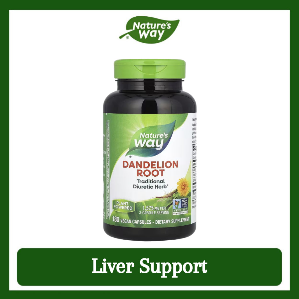 Nature's Way, Dandelion Root ( Liver Support, Digestive Aid & Overall Detoxification )