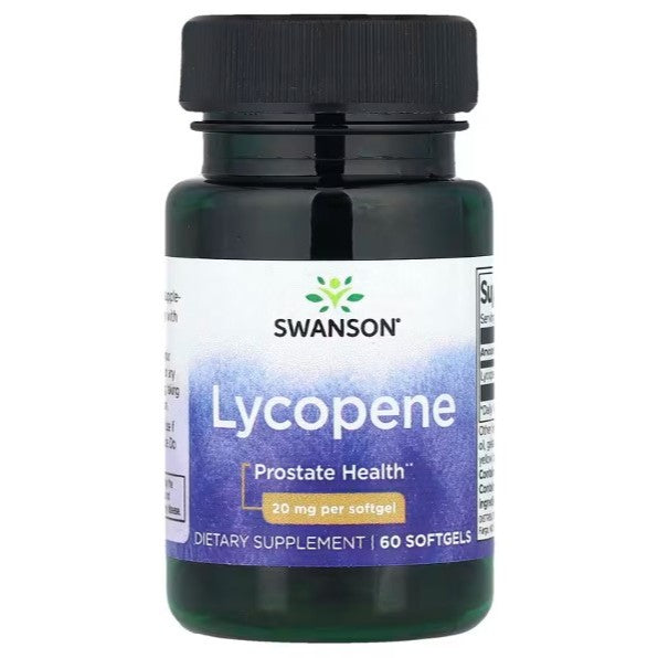 Healthily You | Swanson, Lycopene, 20 mg, 60 Softgels, 10 mg, 120 Softgels, Prostate Health