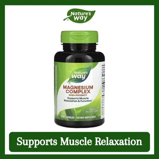 Nature's Way, Magnesium Complex ( Supports Muscle Relaxation, Promotes Heart and Nerve Function )