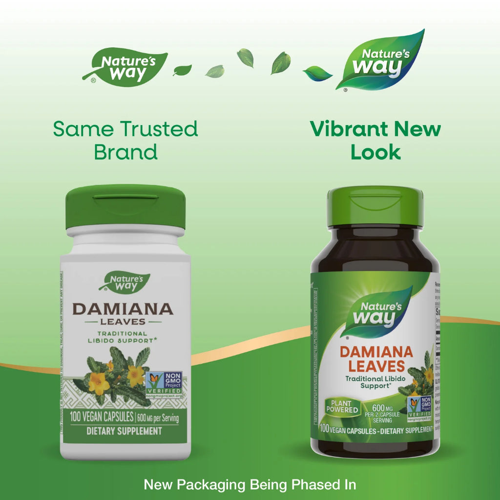 LowCostPH | Nature's Way, Damiana Leaves ( Mood, Energy Enhancement & Digestive Comfort )