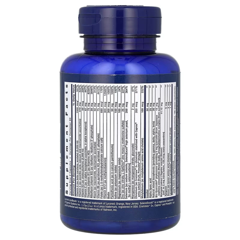 Life Extension, Two-Per-Day Multivitamin ( High Potency Multivitamin & Mineral Supplement )