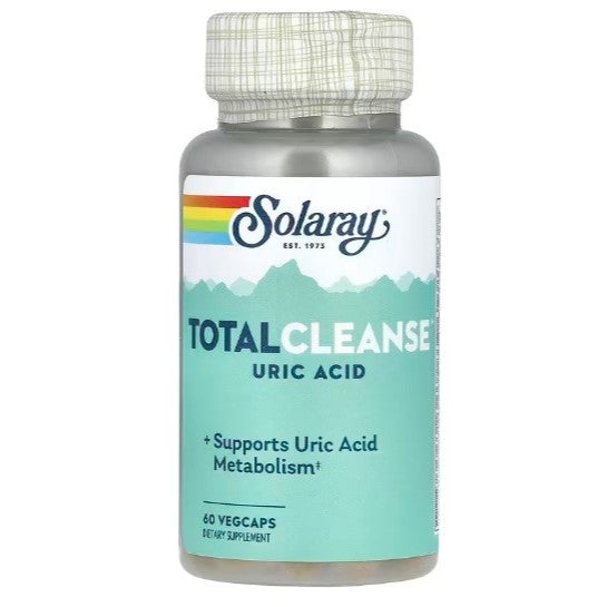 NaturalSolutions | Solaray, Total Cleanse, Colon, Liver, Lymph, Uric Acid, + Supports Uric Acid