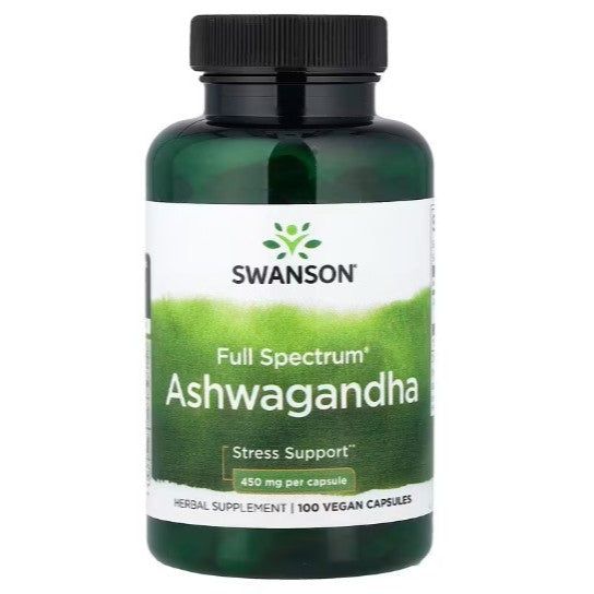 NaturalSolutions | Swanson, Full Spectrum Ashwagandha, Extract, Ultimate, Complex, Black Pepper,