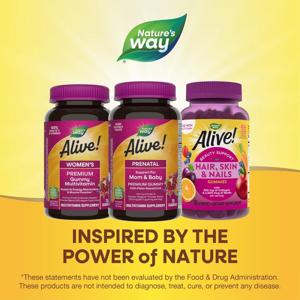 LittleSunshine | Nature's Way, Alive! Prenatal Premium Gummy, Complete High Potency Folate & Iron