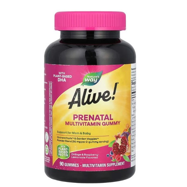 LittleSunshine | Nature's Way, Alive! Prenatal Premium Gummy, Complete High Potency Folate & Iron