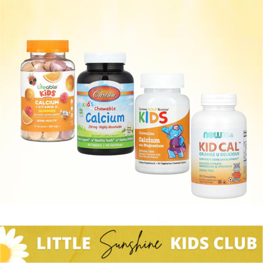 LittleSunshine | NOW Foods, Kid Cal, Orange, California Gold Chewable Calcium with Magnesium