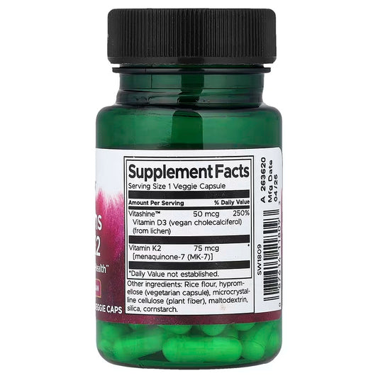 USA Supplements | Swanson, Vitamins D3 & K2 ( Bone Health & Cardiovascular Support )