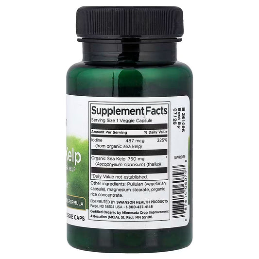 USA Supplements | Swanson, Scottish Kelp ( Thyroid Support & Metabolic Support )