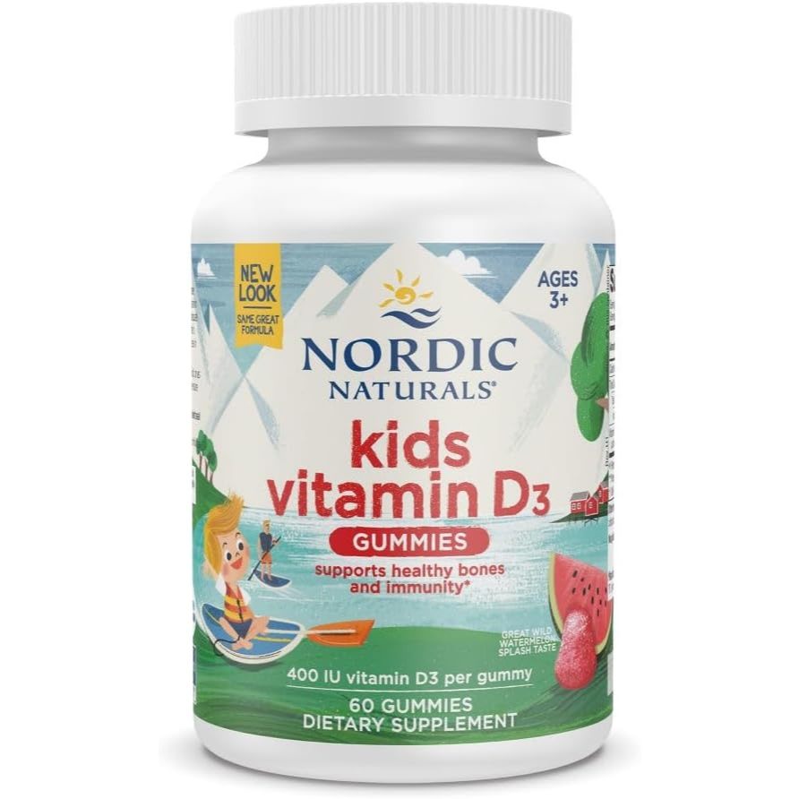 LittleSunshine | Nordic Naturals, Kids Vitamin D3 Gummies, Wild Watermelon Bone & Immunity Health