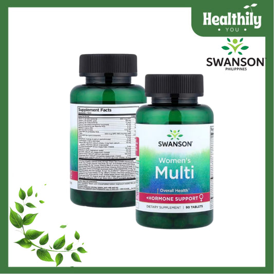HealthilyYou | Swanson, Women's Multi + Hormone Support, 90 Tablets Overall Health