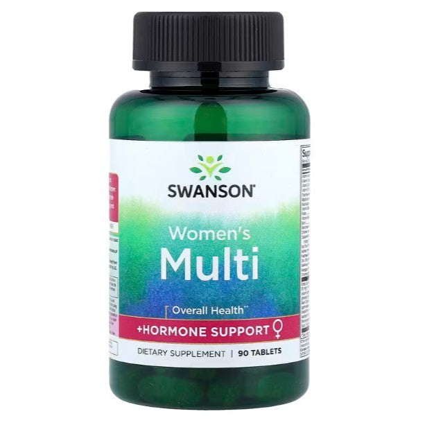 HealthilyYou | Swanson, Women's Multi + Hormone Support, 90 Tablets Overall Health