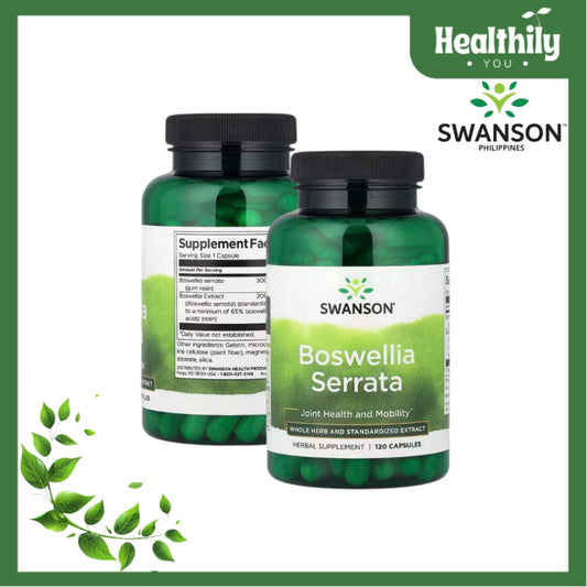 HealthilyYou | Swanson, Boswellia Serrata, 120 Capsules, Joint Health and Mobility