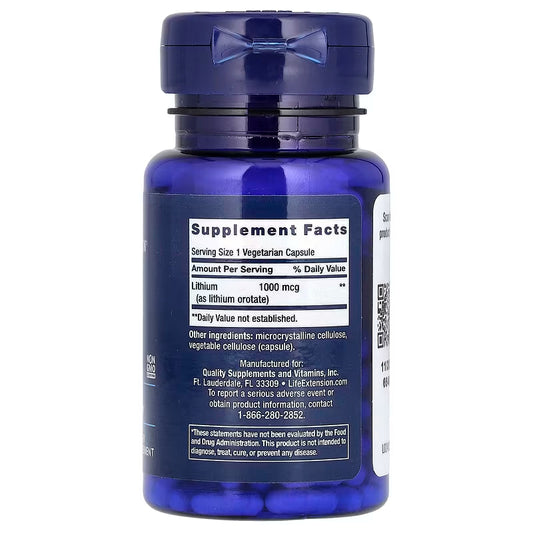 Life Extension, Lithium ( Essential Mineral for Brain and Body Heath )