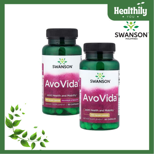 HealthilyYou | Swanson, AvoVida®, 100 mg, 300 mg, 60 Capsules Joint Health and Mobility
