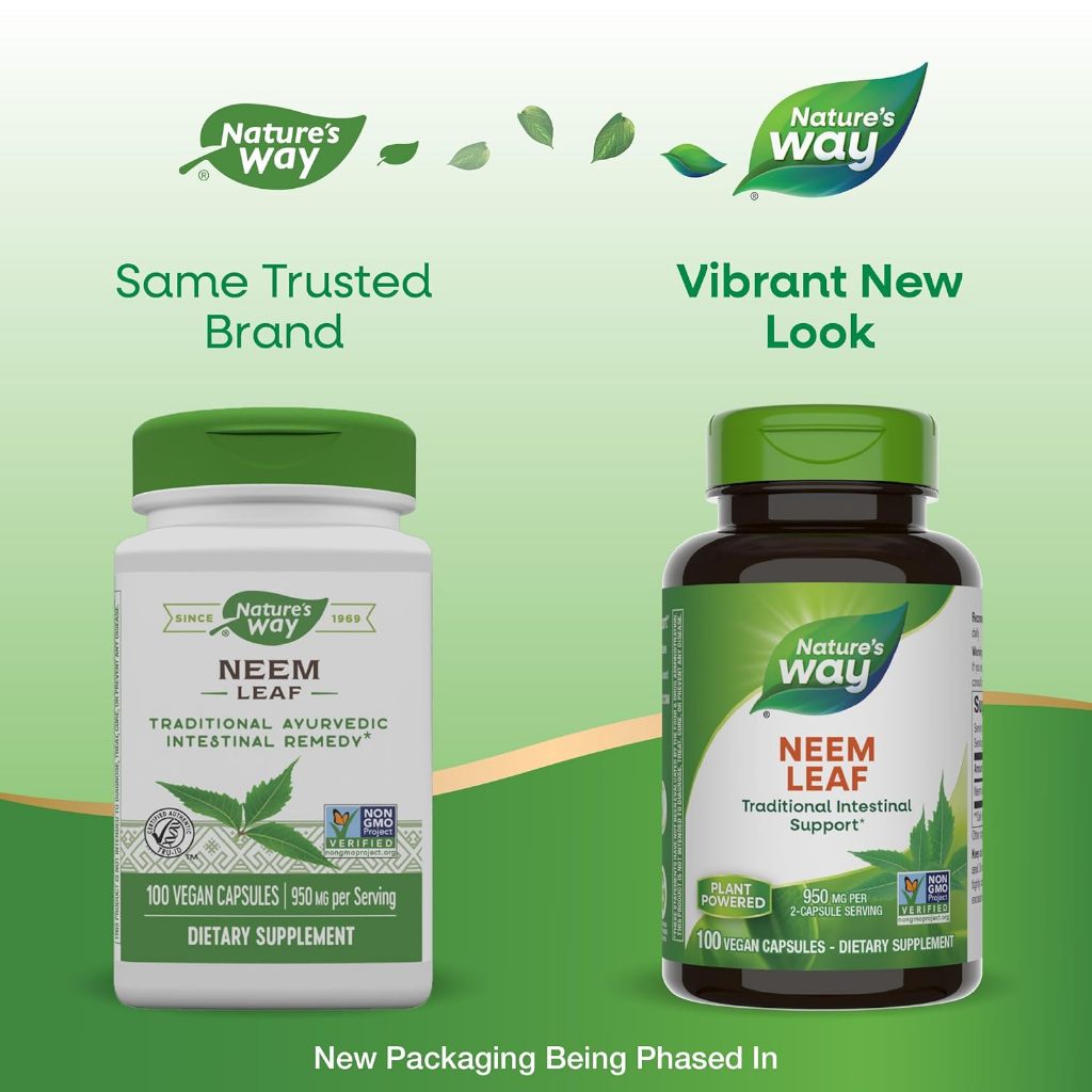 Nature's Way, Neem Leaf ( Anti-Inflammatory Support & Immune System Health )