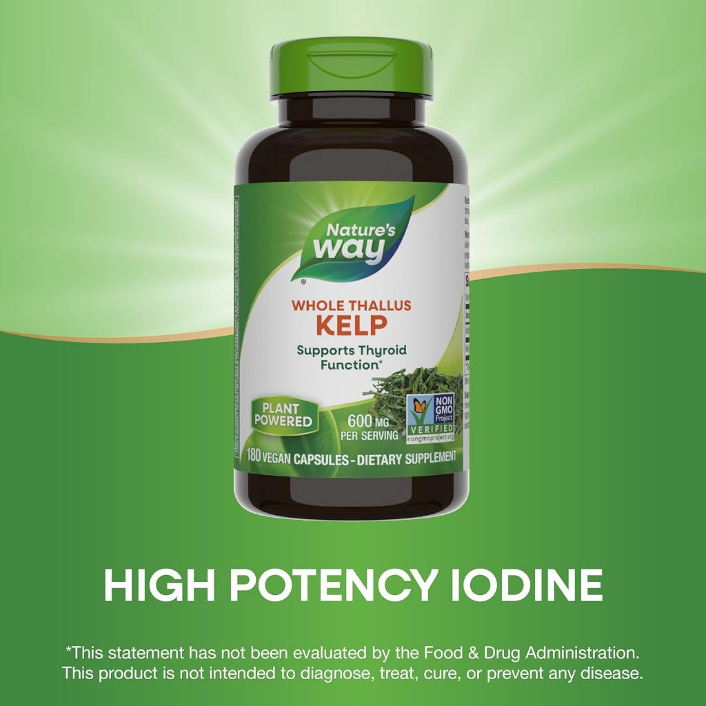 Nature's Way, Kelp, Whole Thallus ( Thyroid Support, Metabolic & Energy Support )