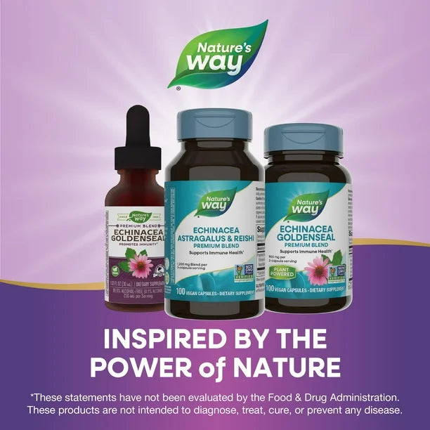 Nature's Way, Echinacea Astragalus & Reishi ( Immune Support & Adaptogenic Properties )