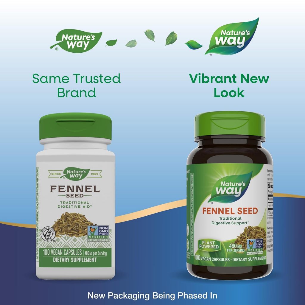 Nature's Way, Fennel Seed ( Supports Gut Comfort, Rich in Nutrients & Antioxidants )