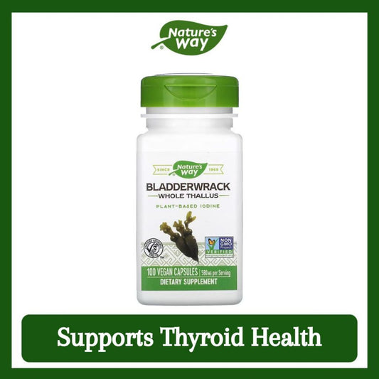 Nature's Way, Bladderwrack ( Supports Thyroid Health & Promotes Metabolic Health )