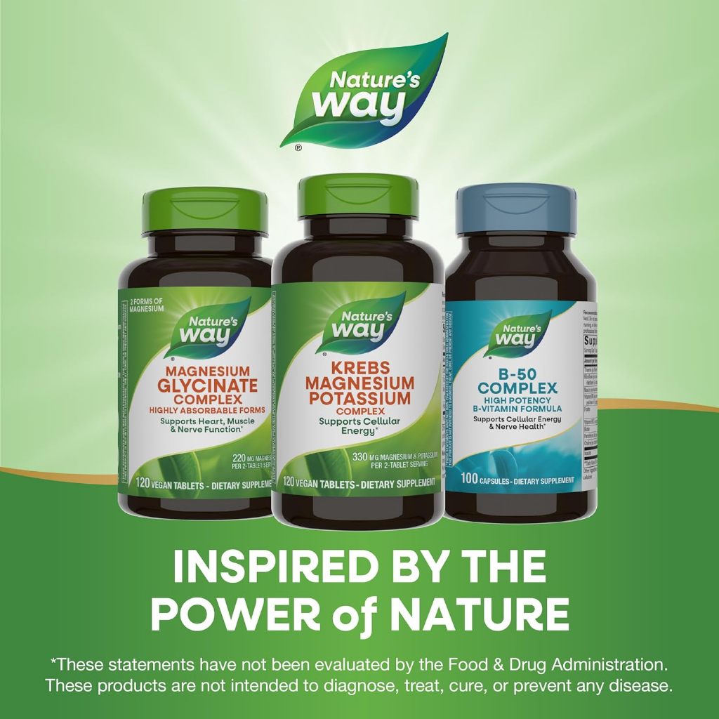 Nature's Way, Krebs Magnesium Potassium Complex ( Supports Energy Production at the Cellular Level )