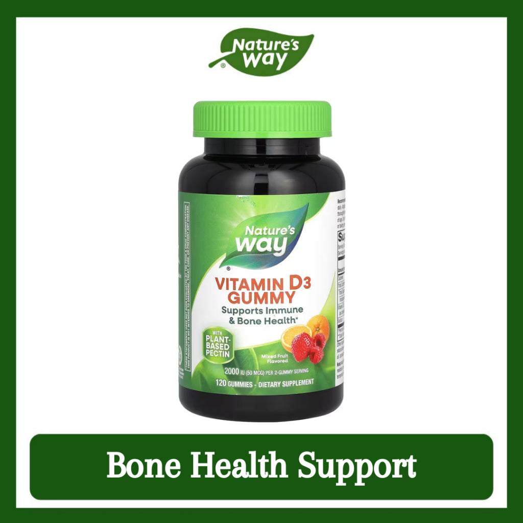 Nature's Way, Vitamin D3 Gummy ( Bone Health Support & Immune Function )