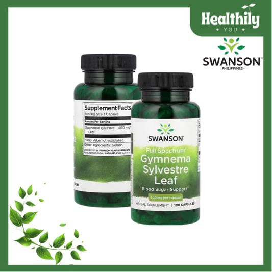 HealthilyYou | Swanson, Full Spectrum® Gymnema Sylvestre Leaf, 400 mg, Blood Sugar Support