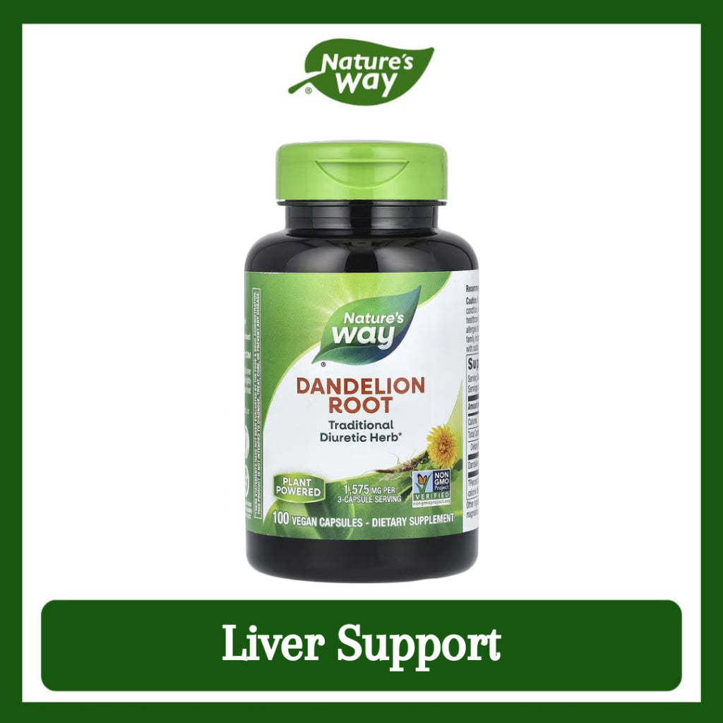 Nature's Way, Dandelion Root ( Liver Support, Digestive Aid & Overall Detoxification )