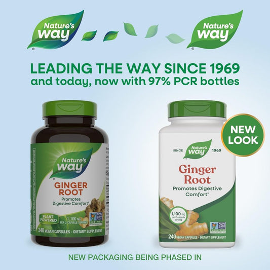 Nature's Way, Ginger Root ( Supports Healthy Digestion, Eases Indigestion & Mild Heartburn )